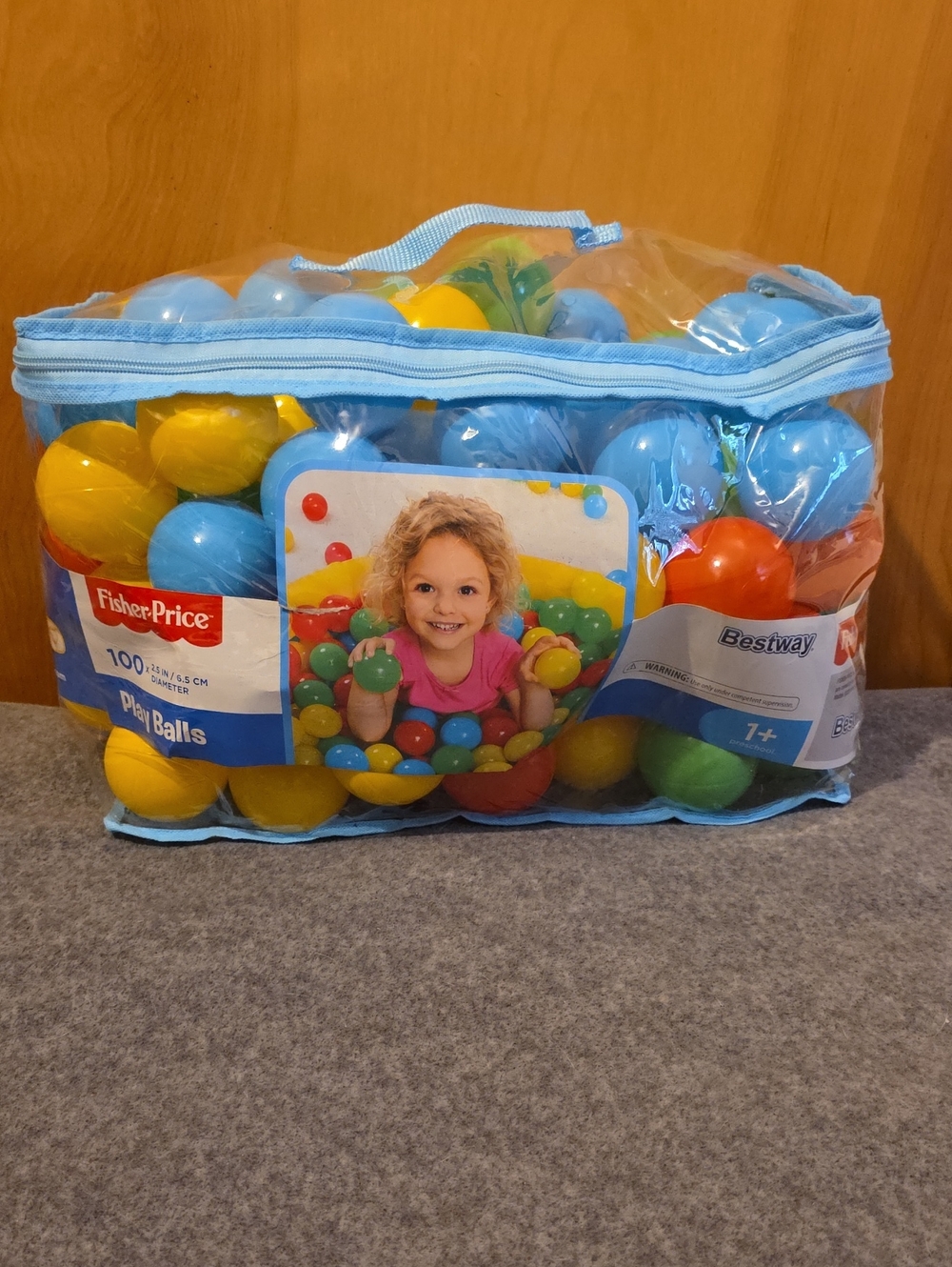 Fisher-Price Multicolor Play Balls Bag - Blue, Yellow, Red, Green